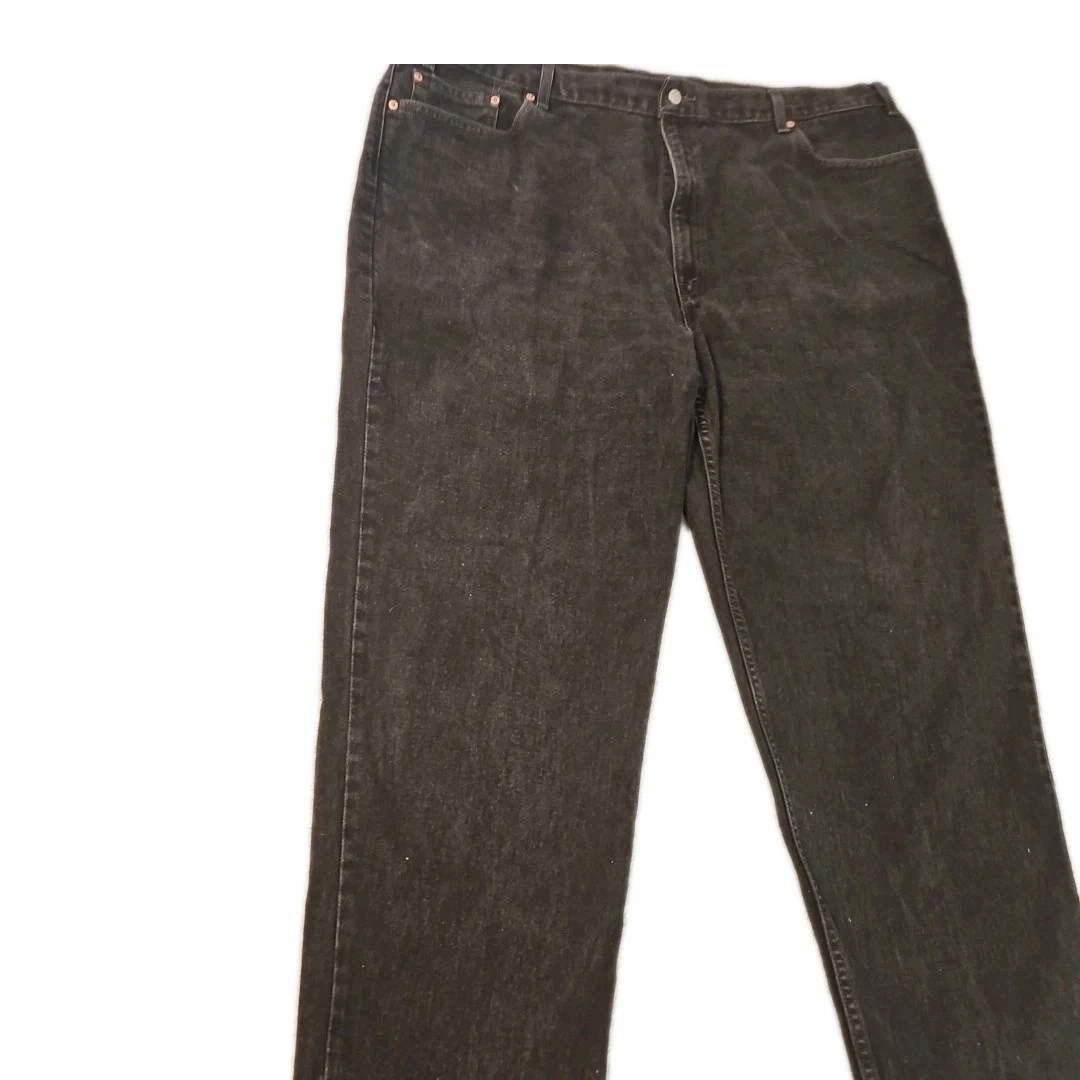 Levis 550 Jean Men W48x32l Blk High Rise Usa Y2k Boho Cottage Reto Norm3a